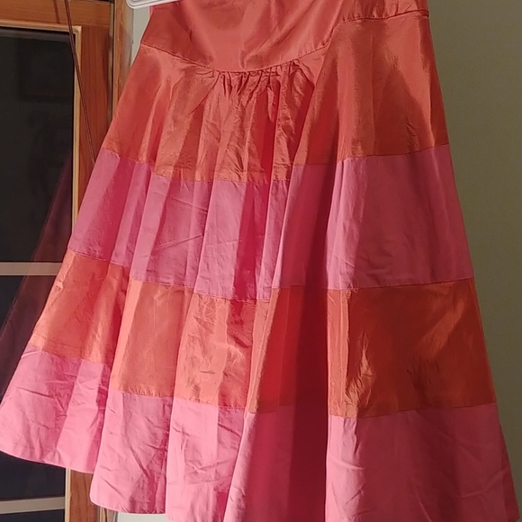 J. Crew 2-tone silk party skirt - Picture 5 of 11